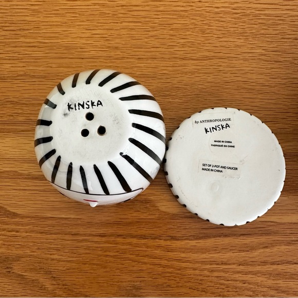 Anthropologie/Kinska Face Planters/Pots - Picture 3 of 3